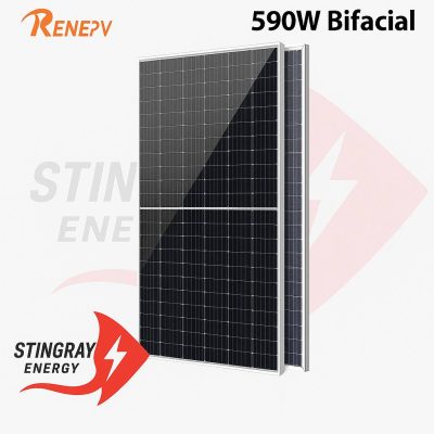 خرید پنل خورشیدی ۵۹۰ وات رنه مدل Renepv M10NHB-144 - RENE PV