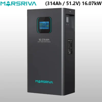 باتری لیتیومی ۱۶.۰۷ کیلووات ساعت مارسریوا | ‎Marsriva 51.2V 314Ah Lithium Battery