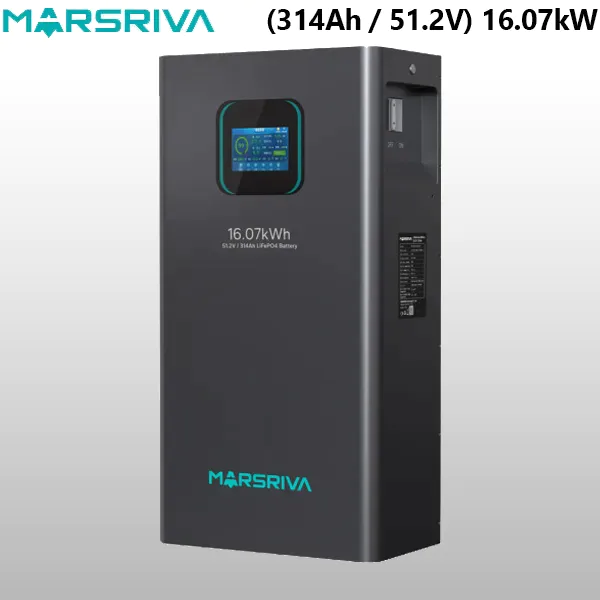 باتری لیتیومی ۱۶.۰۷ کیلووات ساعت مارسریوا | Marsriva 51.2V 314Ah Lithium Battery